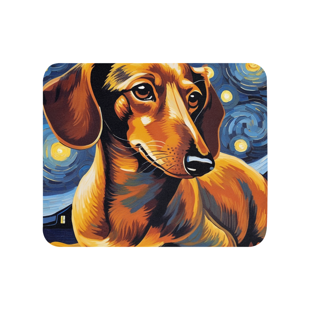 PugMug Custom Tan Dachshund Mouse Pad