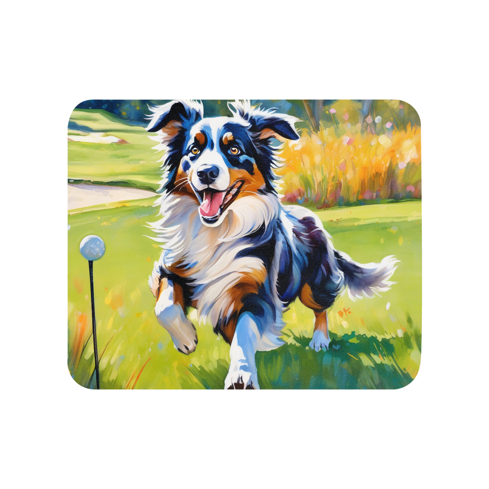 PugMug Custom Australian Shepherd Dog Mouse Pad