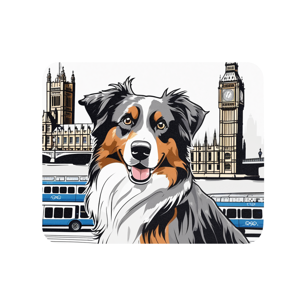 PugMug Custom Australian Shepherd Dog Mouse Pad