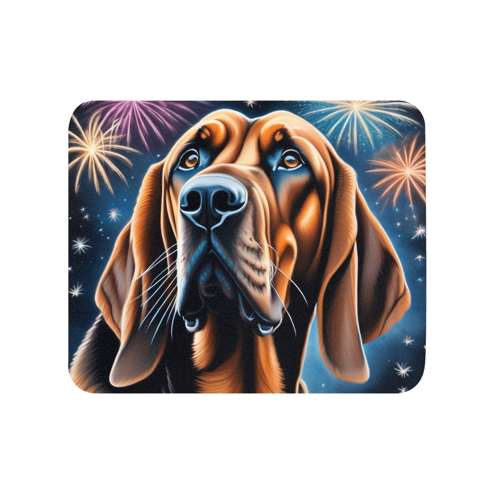 PugMug Custom Bloodhound Mouse Pad