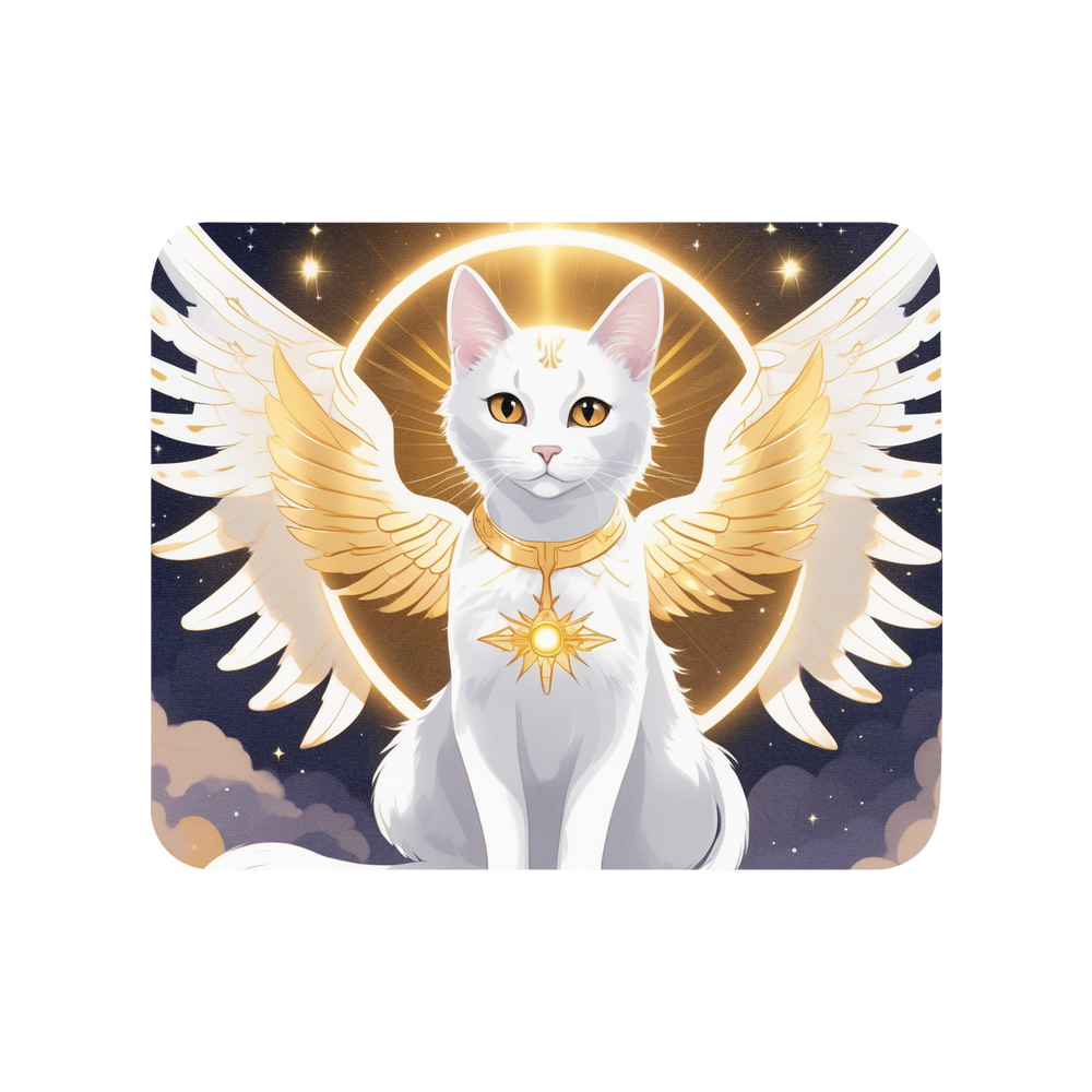 PugMug Custom White Companion Cat Mouse Pad