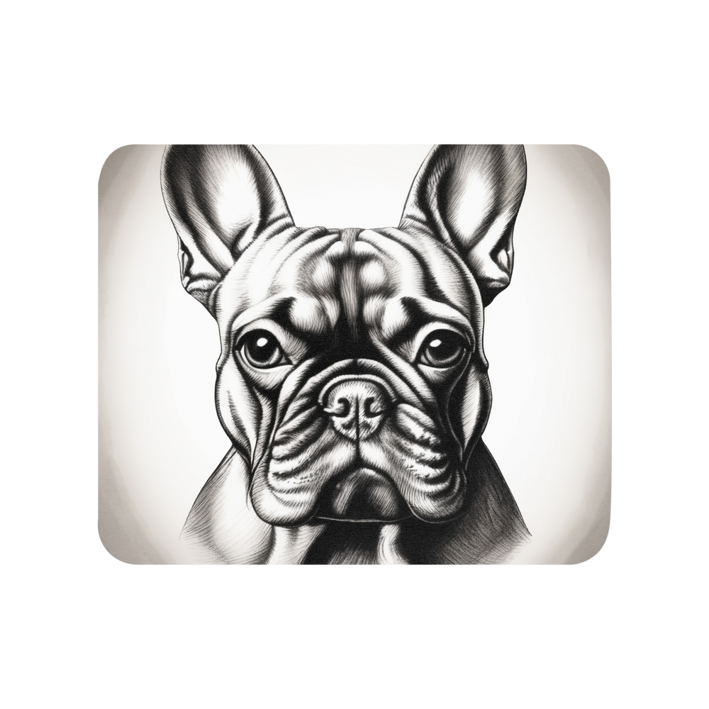 PugMug Custom Tan French Bulldog Mouse Pad