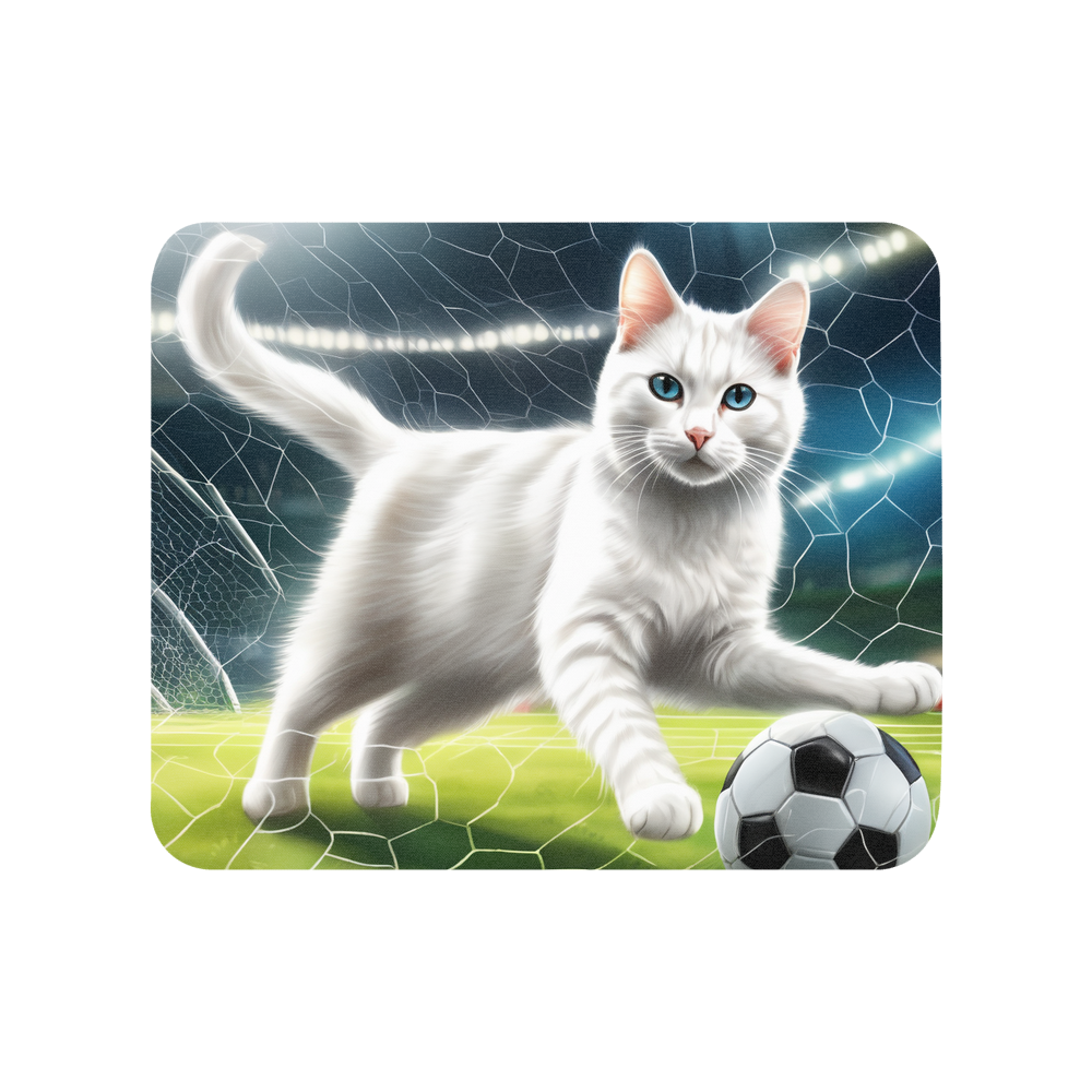 PugMug Custom White Companion Cat Mouse Pad