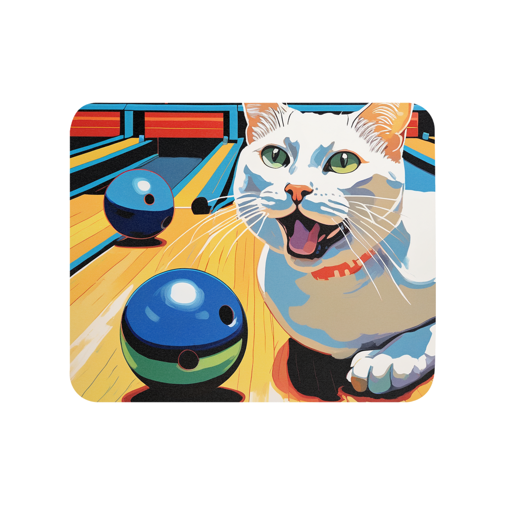 PugMug Custom White Companion Cat Mouse Pad