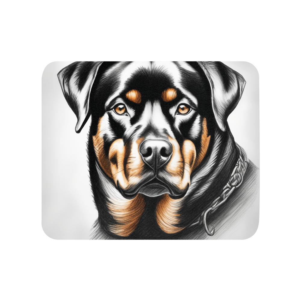 PugMug Custom Rottweiler Mouse Pad