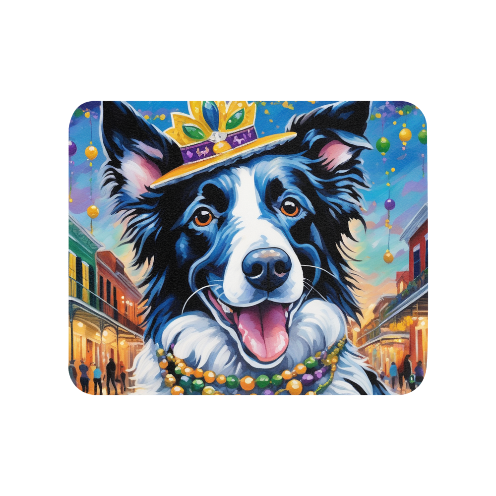 PugMug Custom Blue Merle Border Collie Mouse Pad