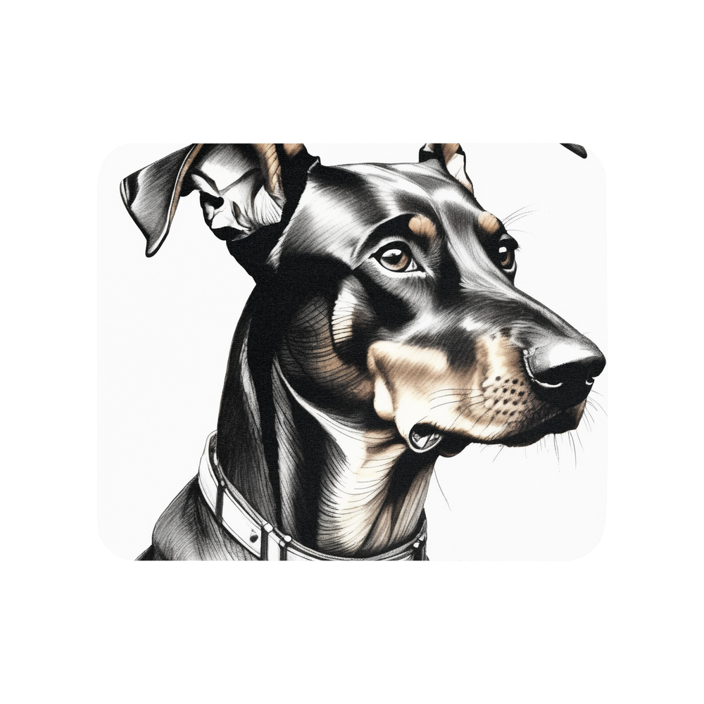 PugMug Custom Doberman Pinscher Mouse Pad