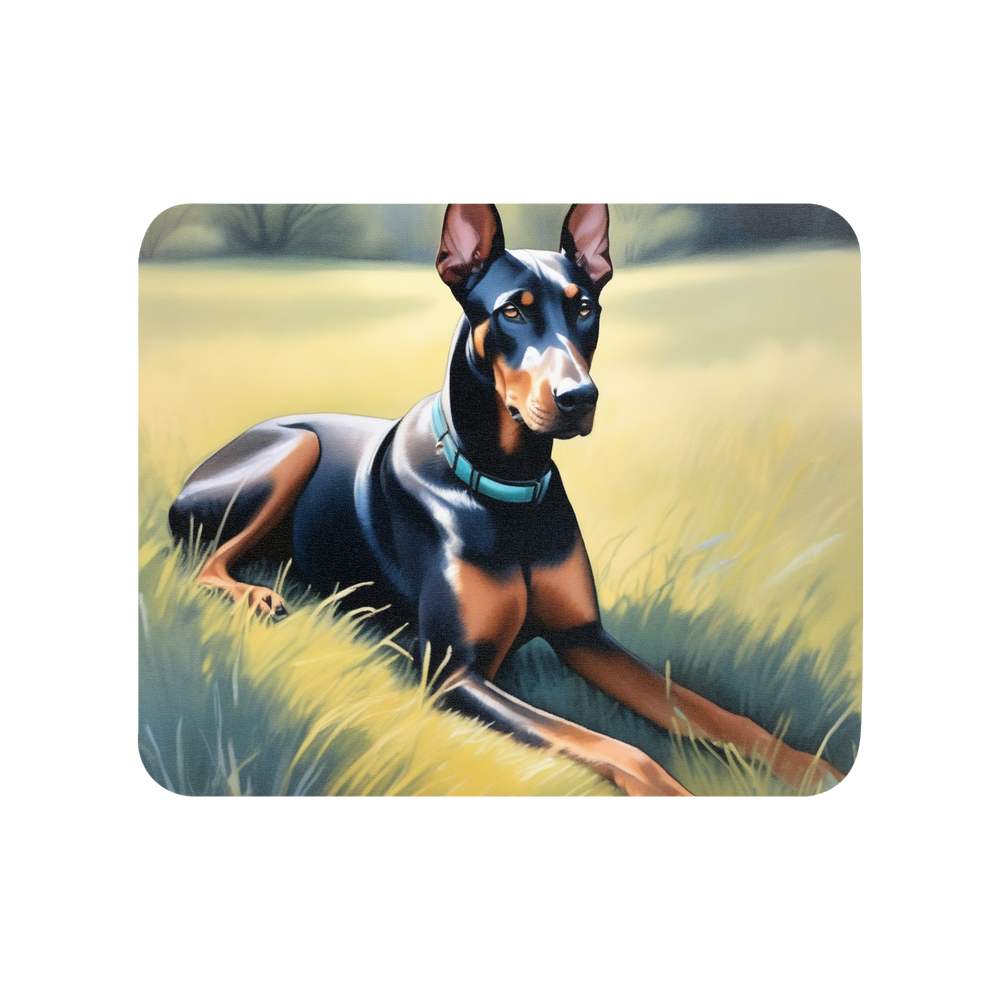 PugMug Custom Doberman Pinscher Mouse Pad