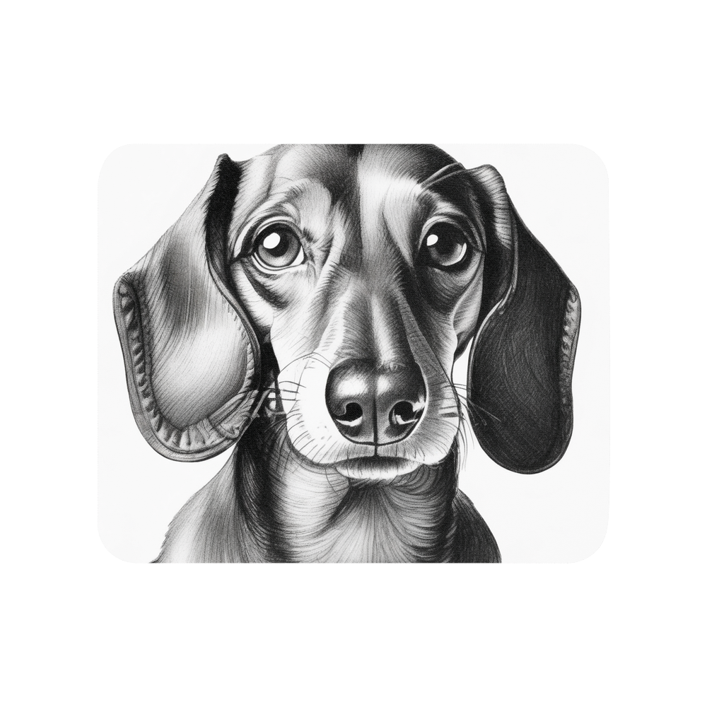 PugMug Custom Tan Dachshund Mouse Pad