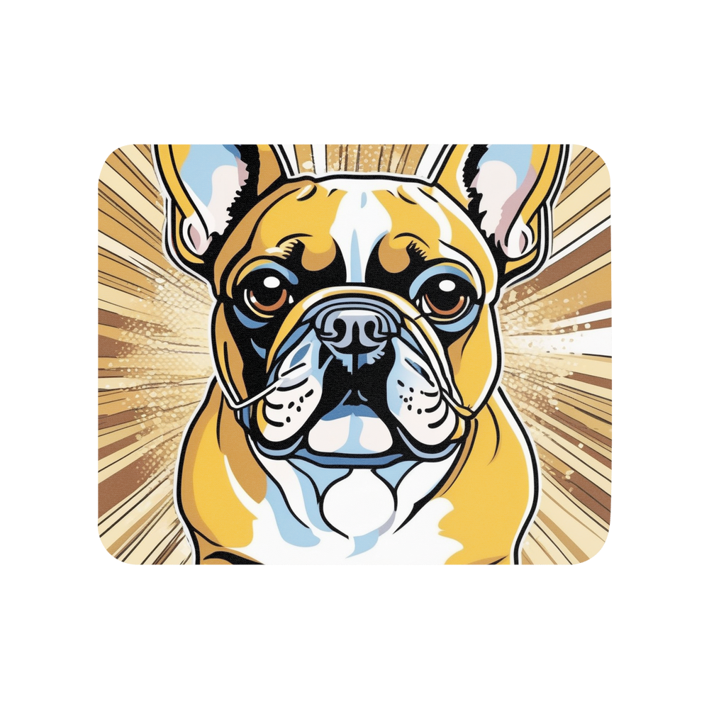 PugMug Custom Tan French Bulldog Mouse Pad