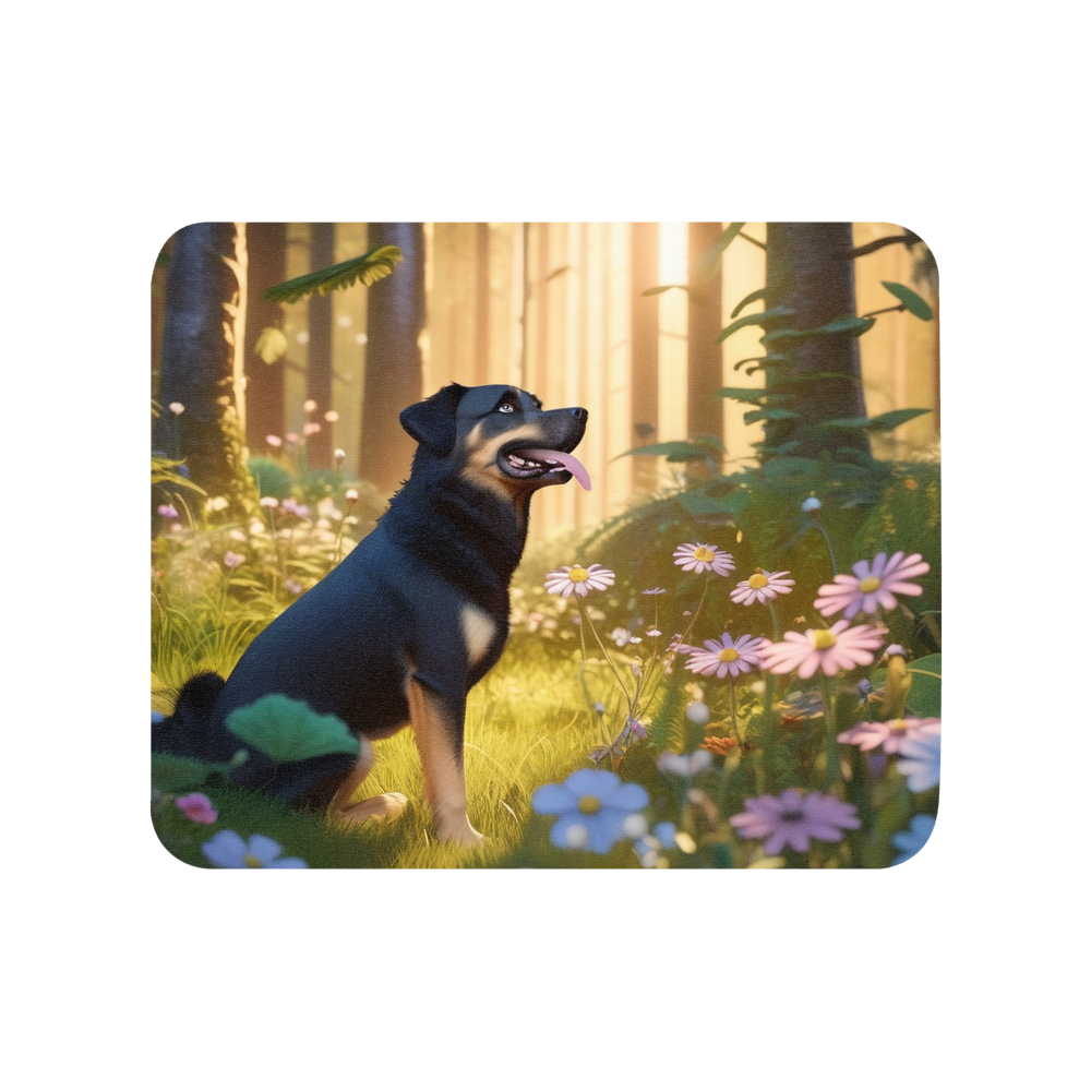 PugMug Custom Blue Mouse Pad