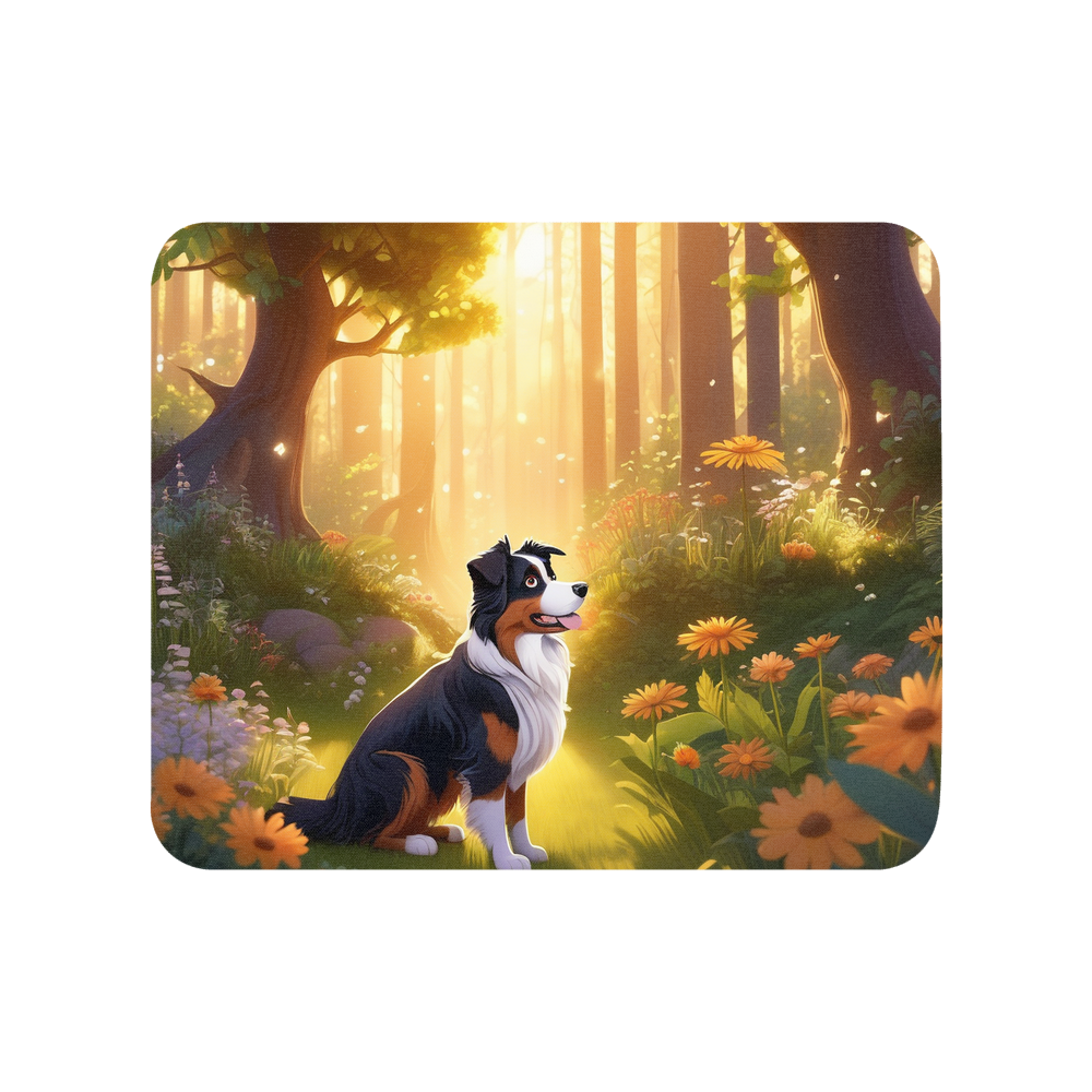 PugMug Custom Australian Shepherd Dog Mouse Pad