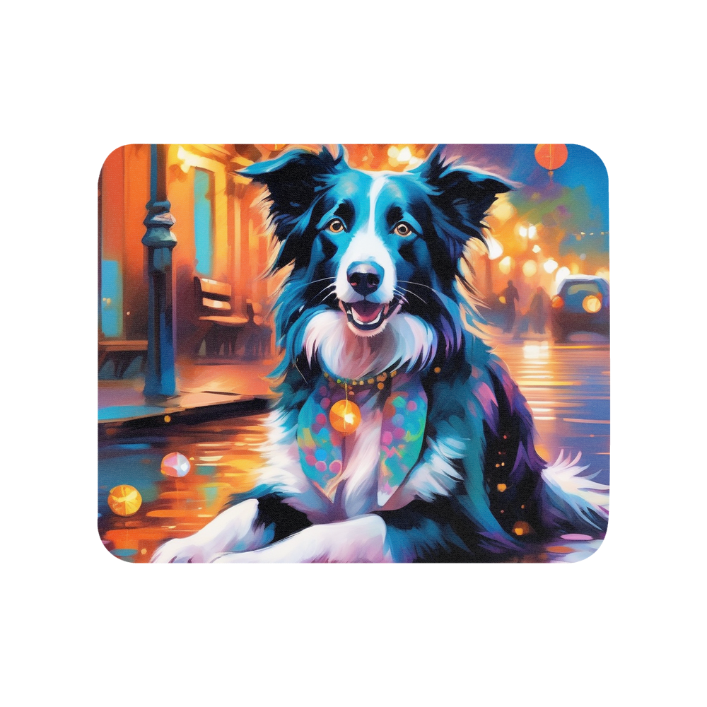 PugMug Custom Border Collie Mouse Pad