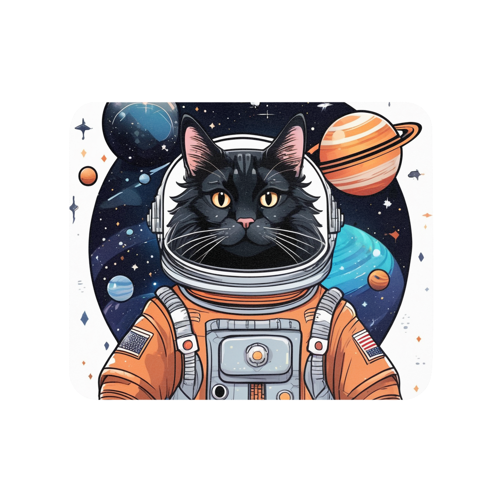 PugMug Custom Black Maine Coon Cat Mouse Pad