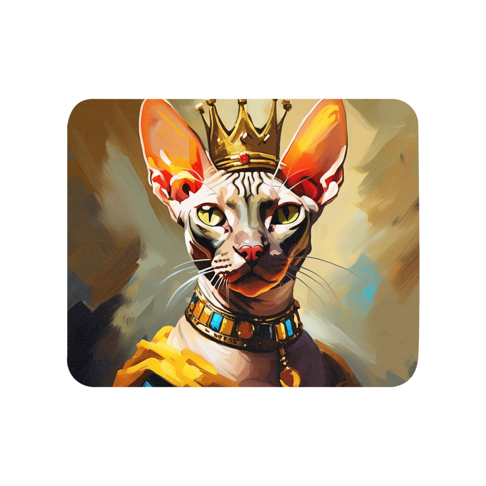 PugMug Custom Tabby Sphynx Cat Mouse Pad