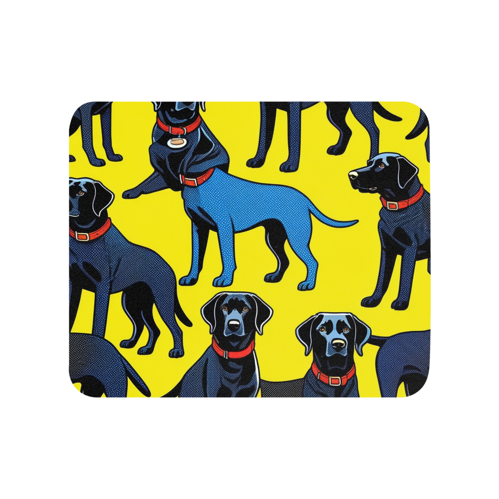 PugMug Custom Black Labrador Retriever Mouse Pad