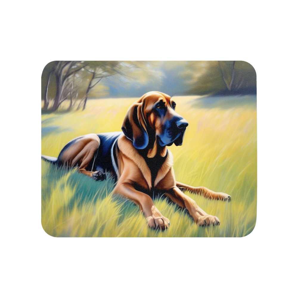 PugMug Custom Bloodhound Mouse Pad