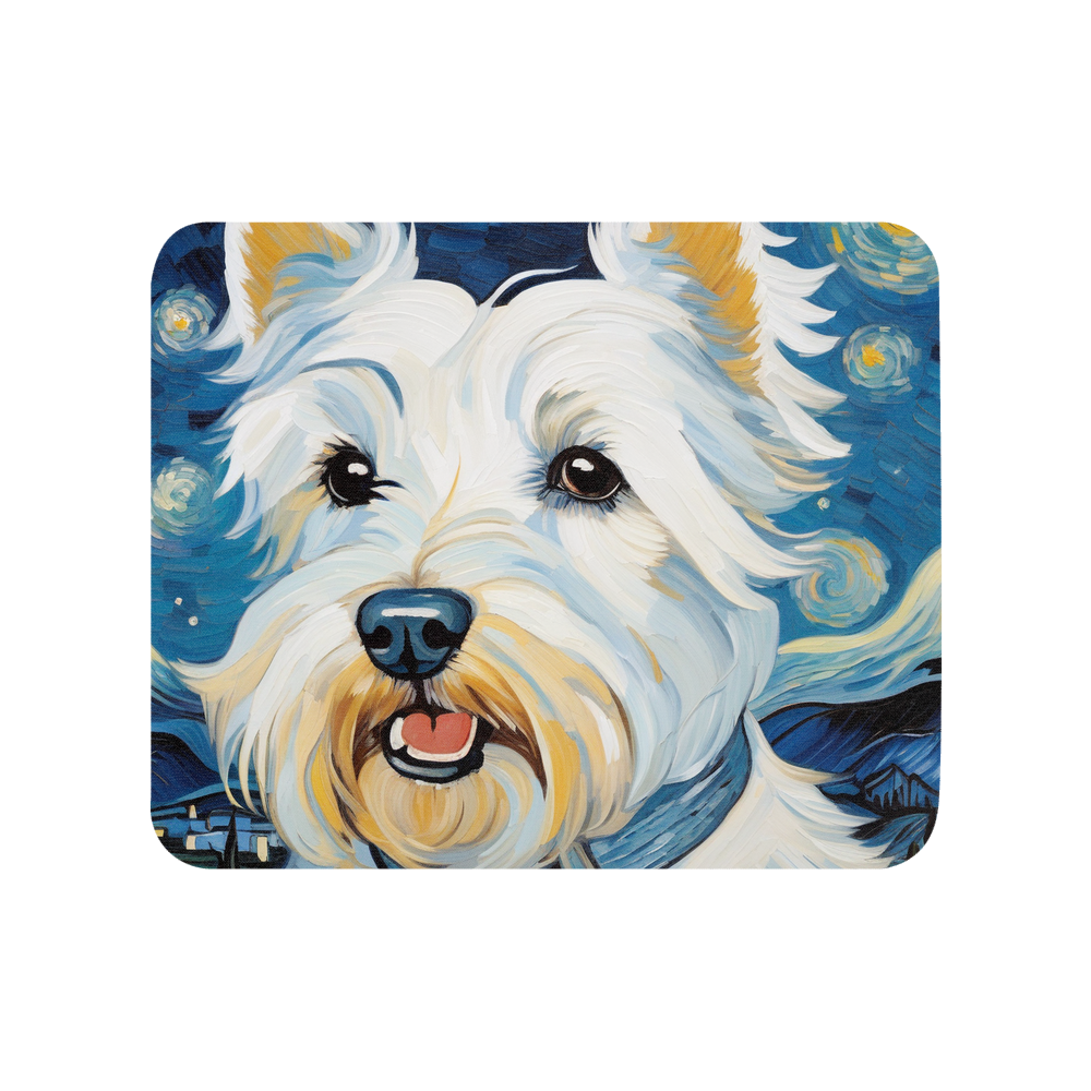 PugMug Custom West Highland White Terrier Mouse Pad