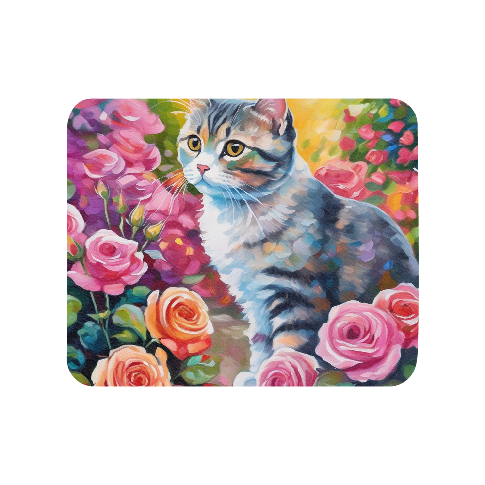 PugMug Custom Tabby Scottish Fold Cat Mouse Pad