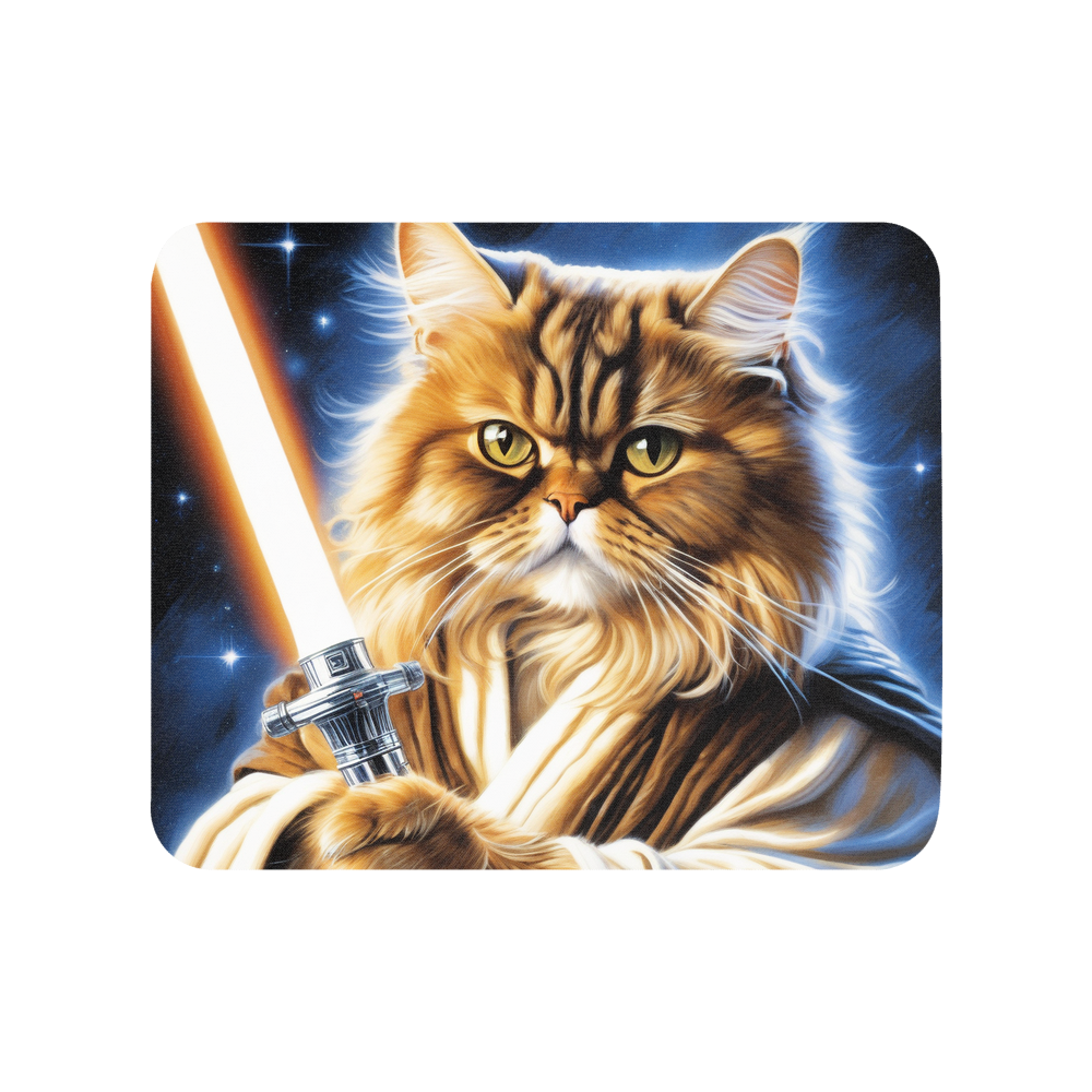 PugMug Custom Tabby Persian Cat Mouse Pad