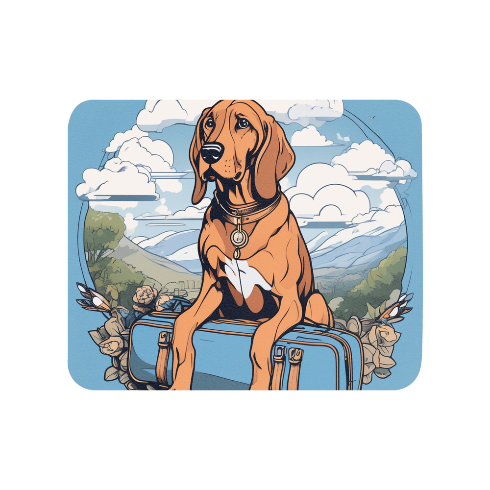PugMug Custom Bloodhound Mouse Pad