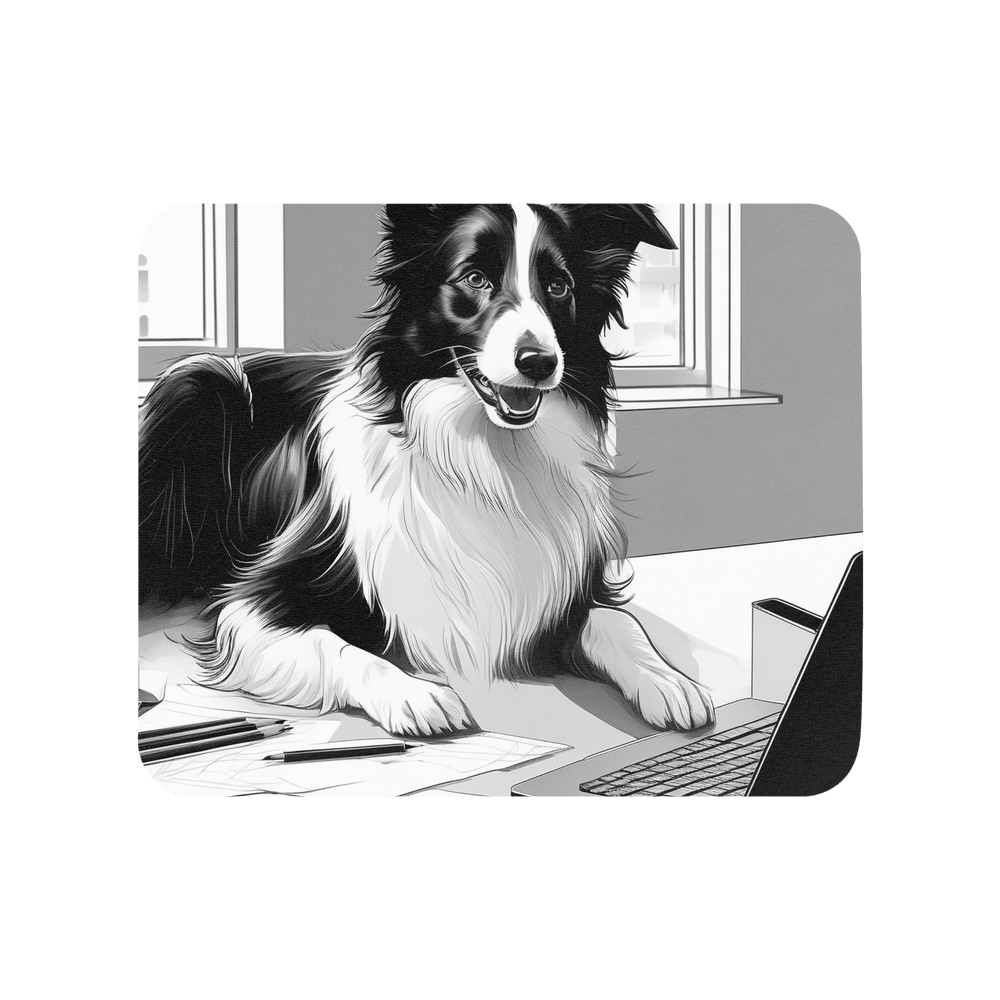 PugMug Custom Border Collie Mouse Pad