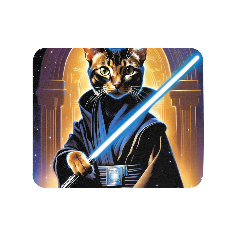 PugMug Custom Black Abyssinian Cat Mouse Pad