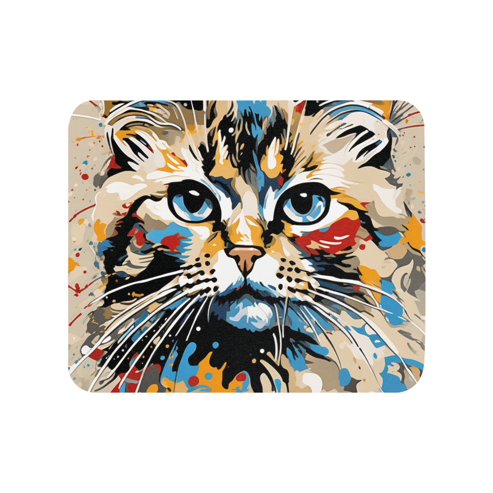 PugMug Custom Tabby Persian Cat Mouse Pad