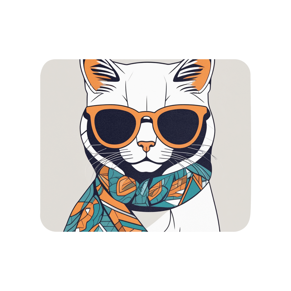 PugMug Custom White Exotic Cat Mouse Pad