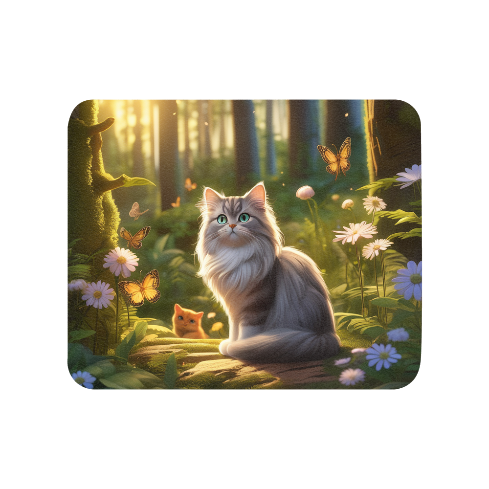 PugMug Custom Tabby Persian Cat Mouse Pad