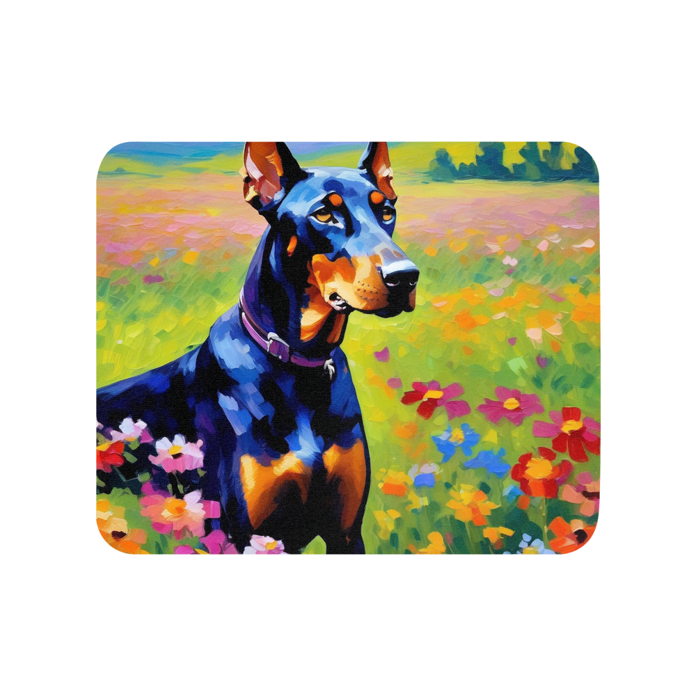 PugMug Custom Doberman Pinscher Mouse Pad