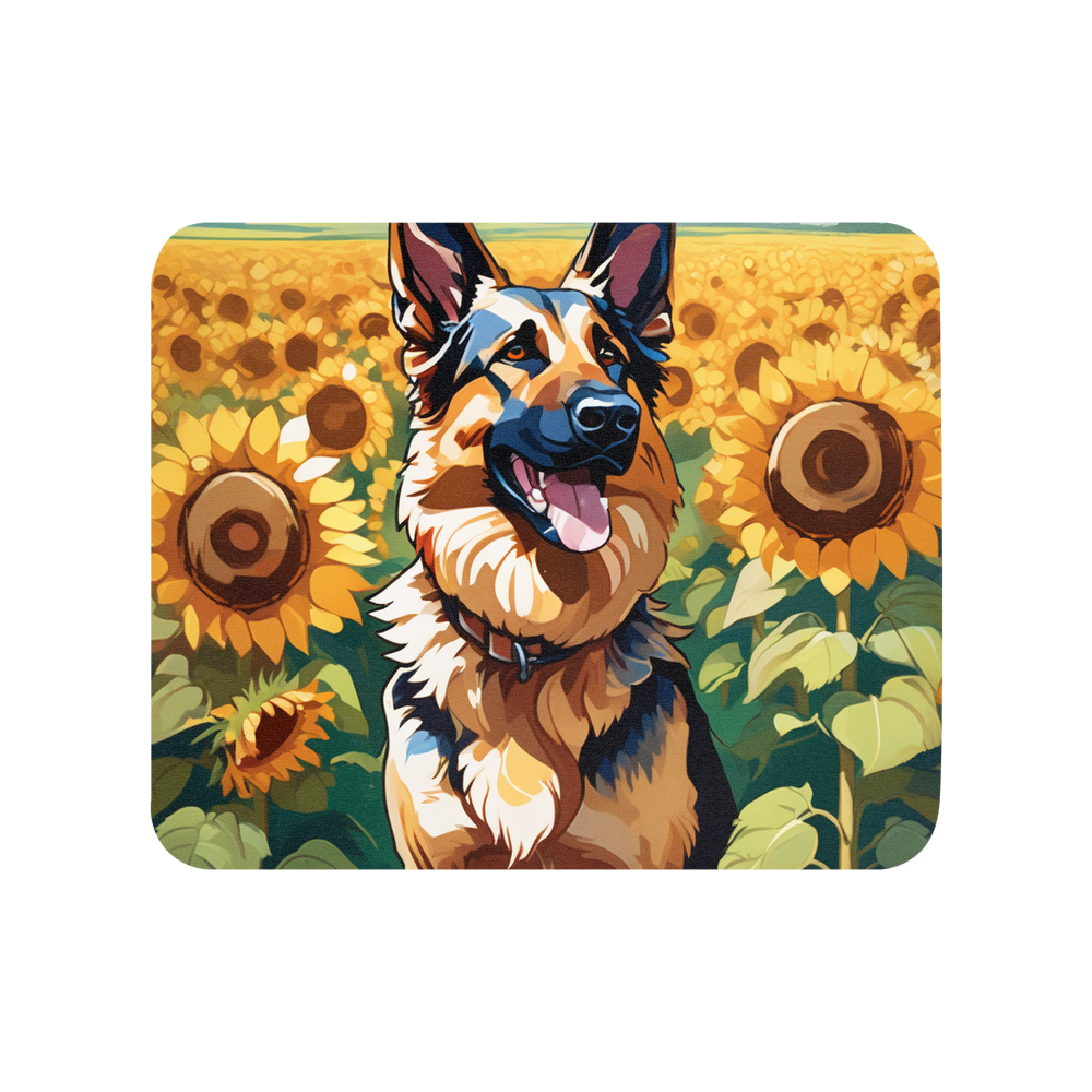 PugMug Custom German Shepherd Dog Mouse Pad