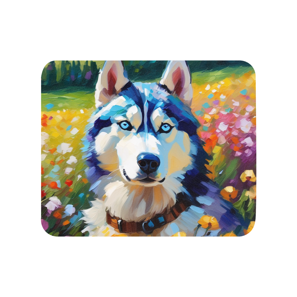 PugMug Custom Siberian Husky Mouse Pad