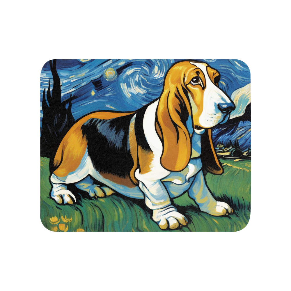PugMug Custom Basset Hound Mouse Pad