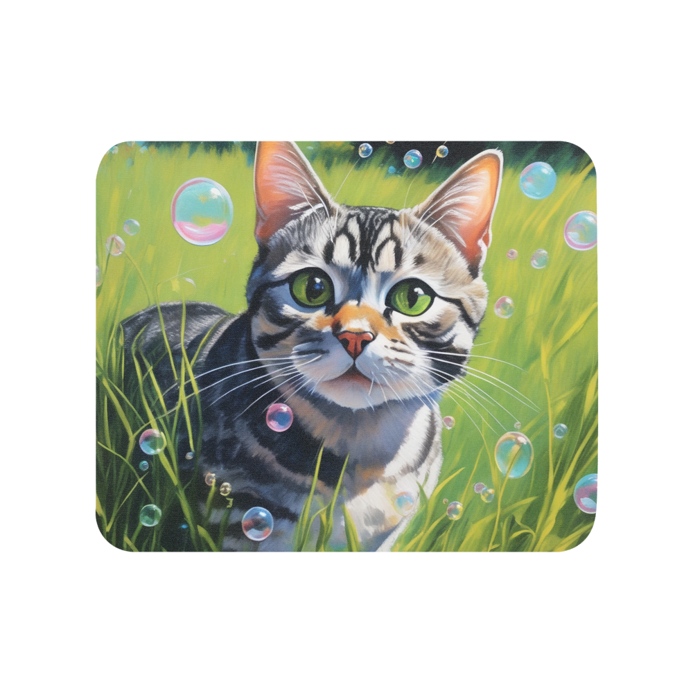 PugMug Custom Tabby American Shorthair Cat Mouse Pad