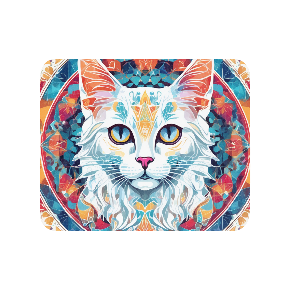 PugMug Custom White Companion Cat Mouse Pad