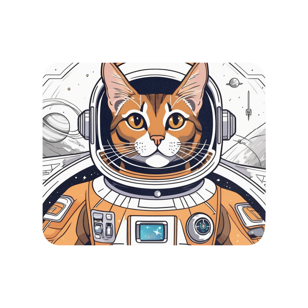 PugMug Custom Tabby Abyssinian Cat Mouse Pad