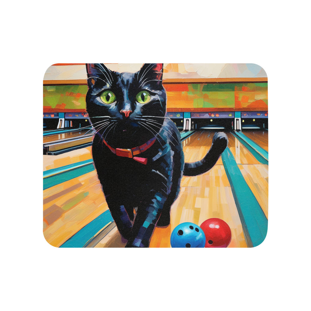 PugMug Custom Black Companion Cat Mouse Pad
