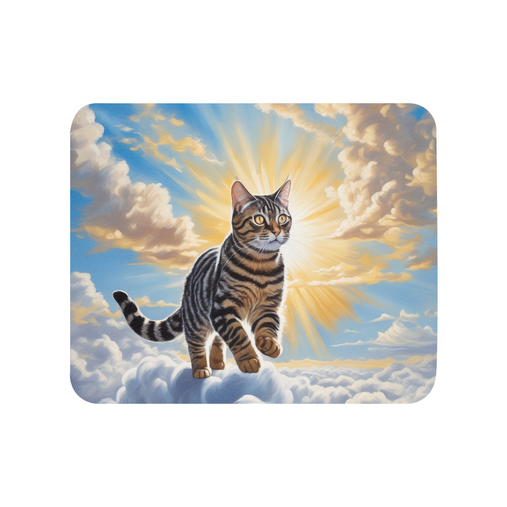 PugMug Custom Tabby American Shorthair Cat Mouse Pad