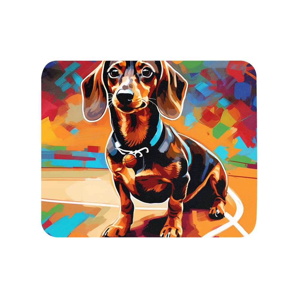 PugMug Custom Tan Dachshund Mouse Pad