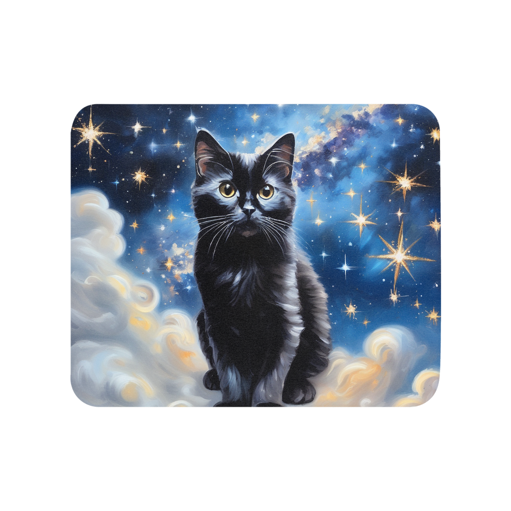 PugMug Custom Black Ragdoll Cat Mouse Pad