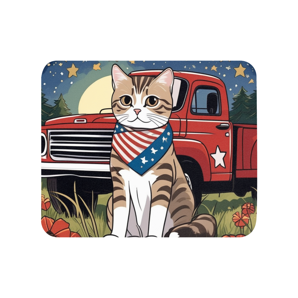 PugMug Custom Tabby Scottish Fold Cat Mouse Pad