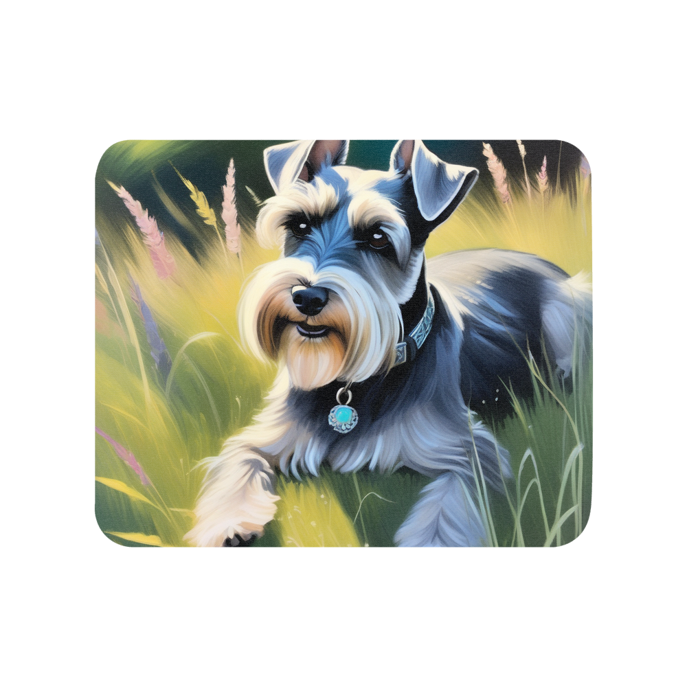 PugMug Custom Miniature Schnauzer Mouse Pad