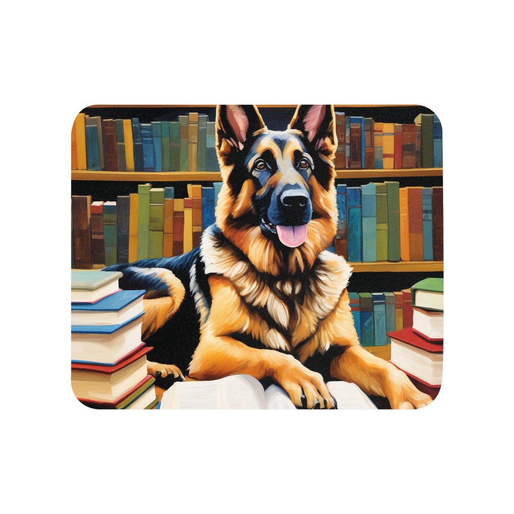 PugMug Custom German Shepherd Dog Mouse Pad