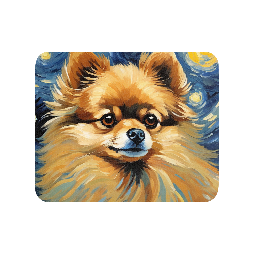 PugMug Custom Tan Pomeranian Mouse Pad