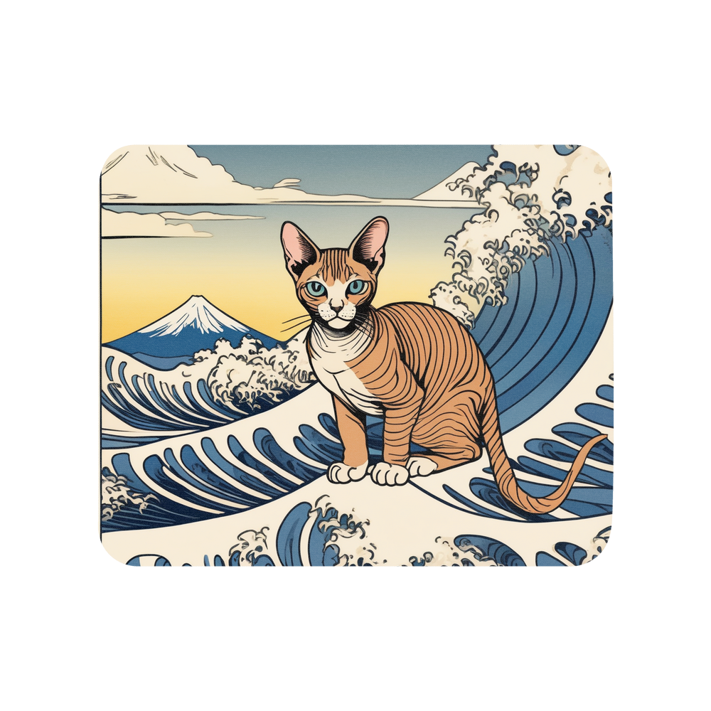 PugMug Custom Tabby Sphynx Cat Mouse Pad