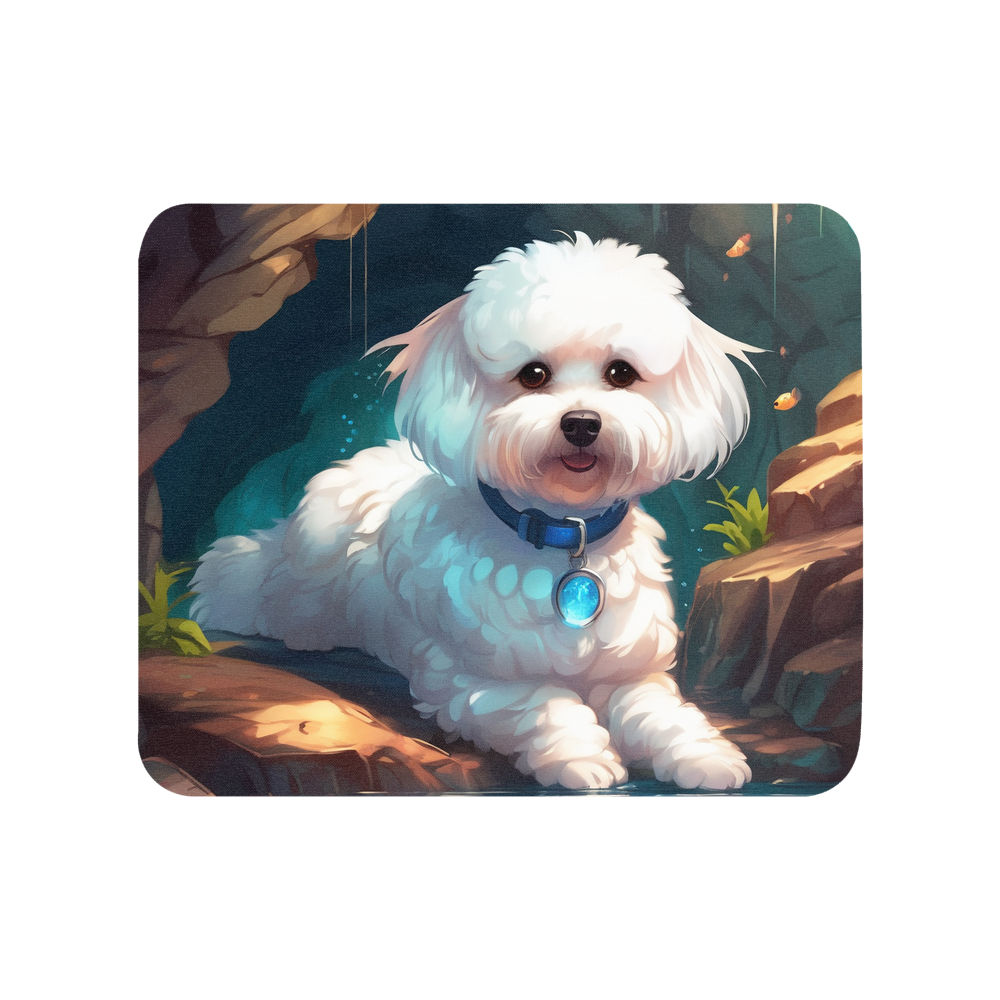 PugMug Custom Bichons Frise Mouse Pad