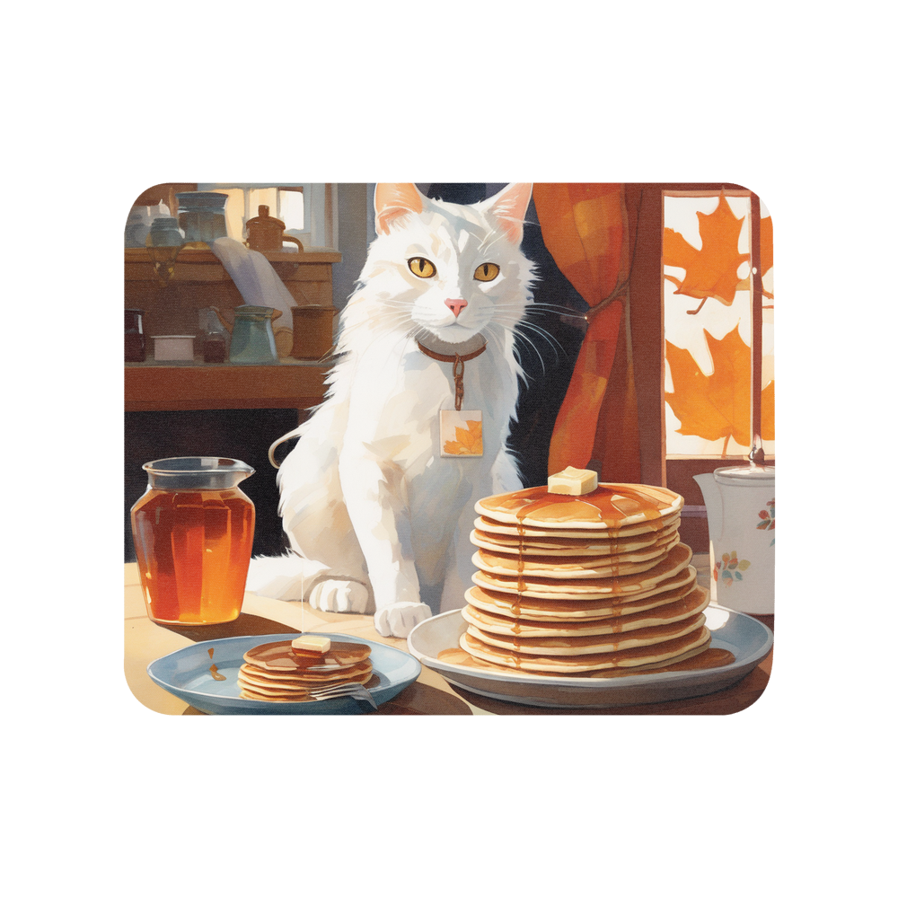 PugMug Custom White Companion Cat Mouse Pad