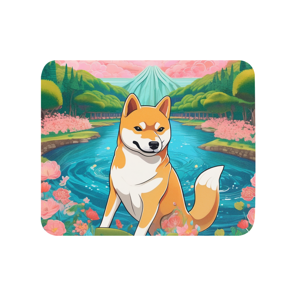 PugMug Custom Shiba Inu Mouse Pad