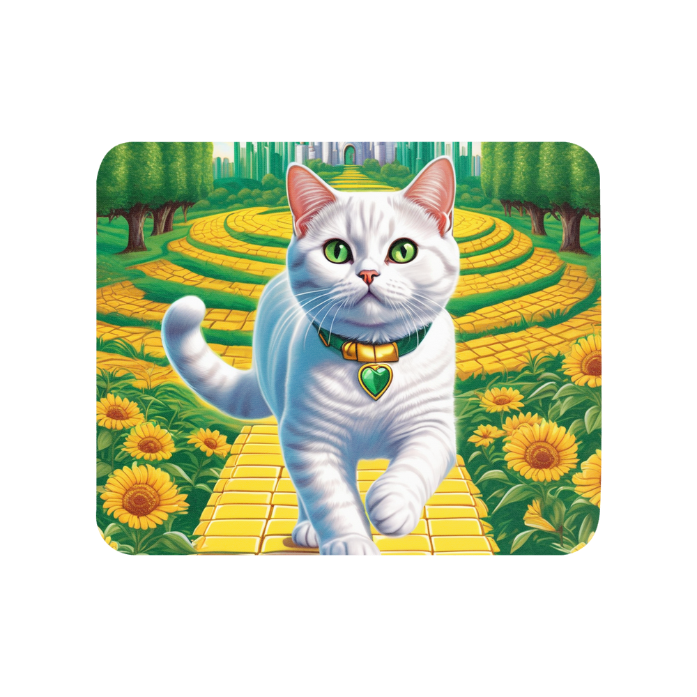 PugMug Custom White British Shorthair Cat Mouse Pad